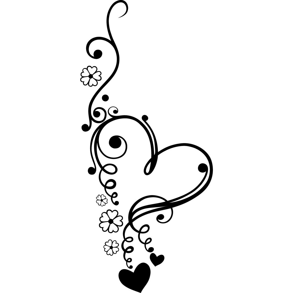 Узоры для рисования сердце