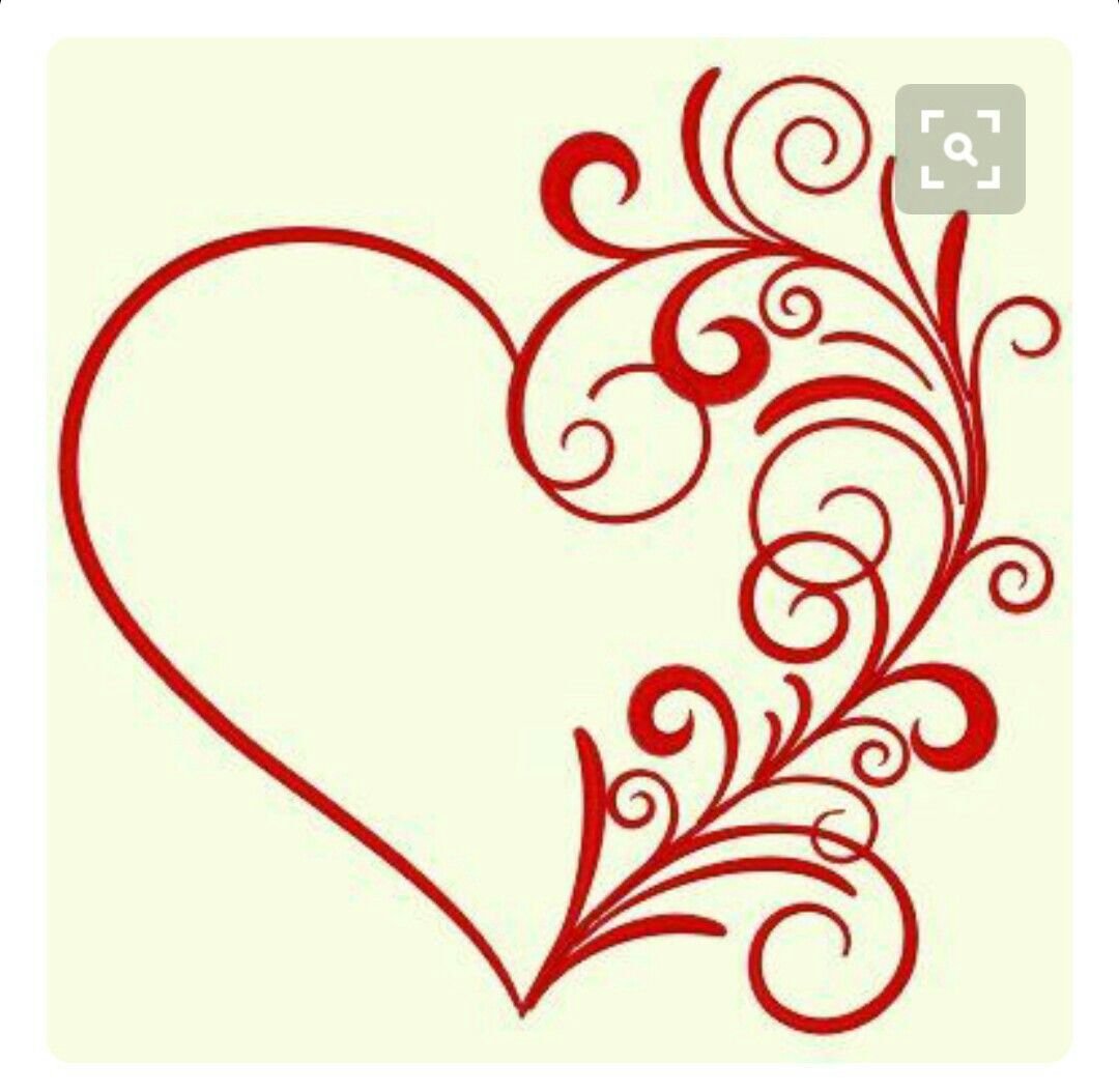 Сердце орнамент