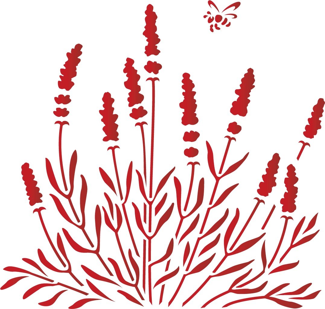 Трафареты для декора Лаванда