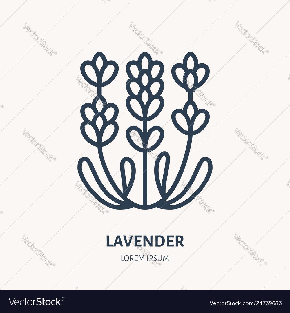 Лаванда трафарет