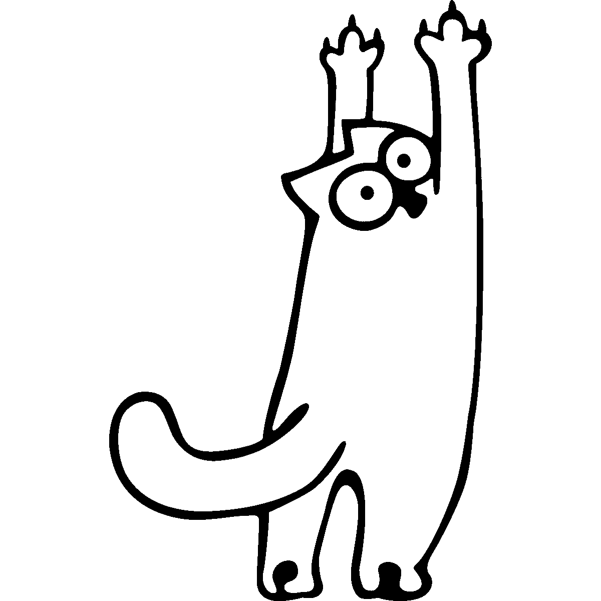 Рисунки для срисовки котики