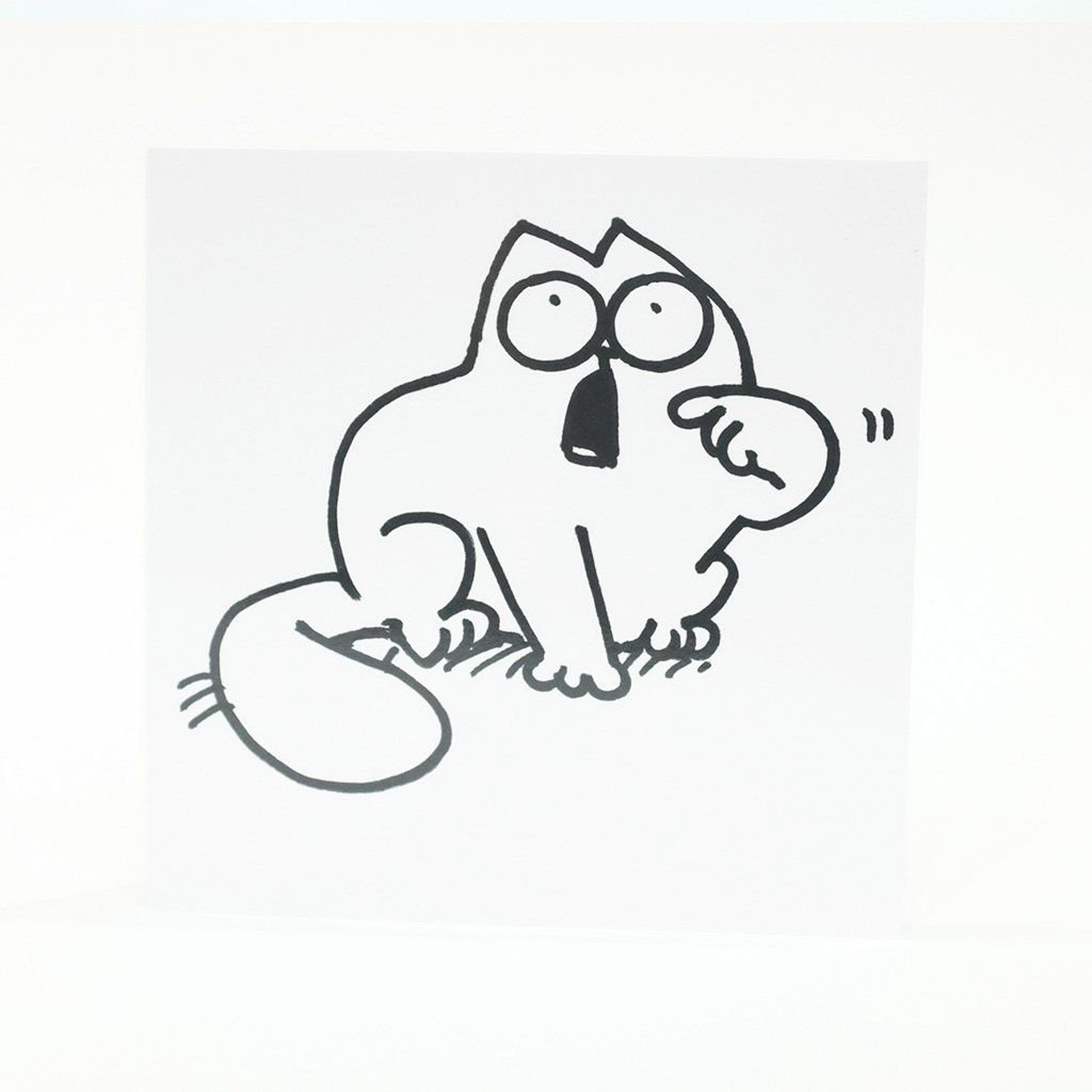 Рисунки для срисовки кот Саймон