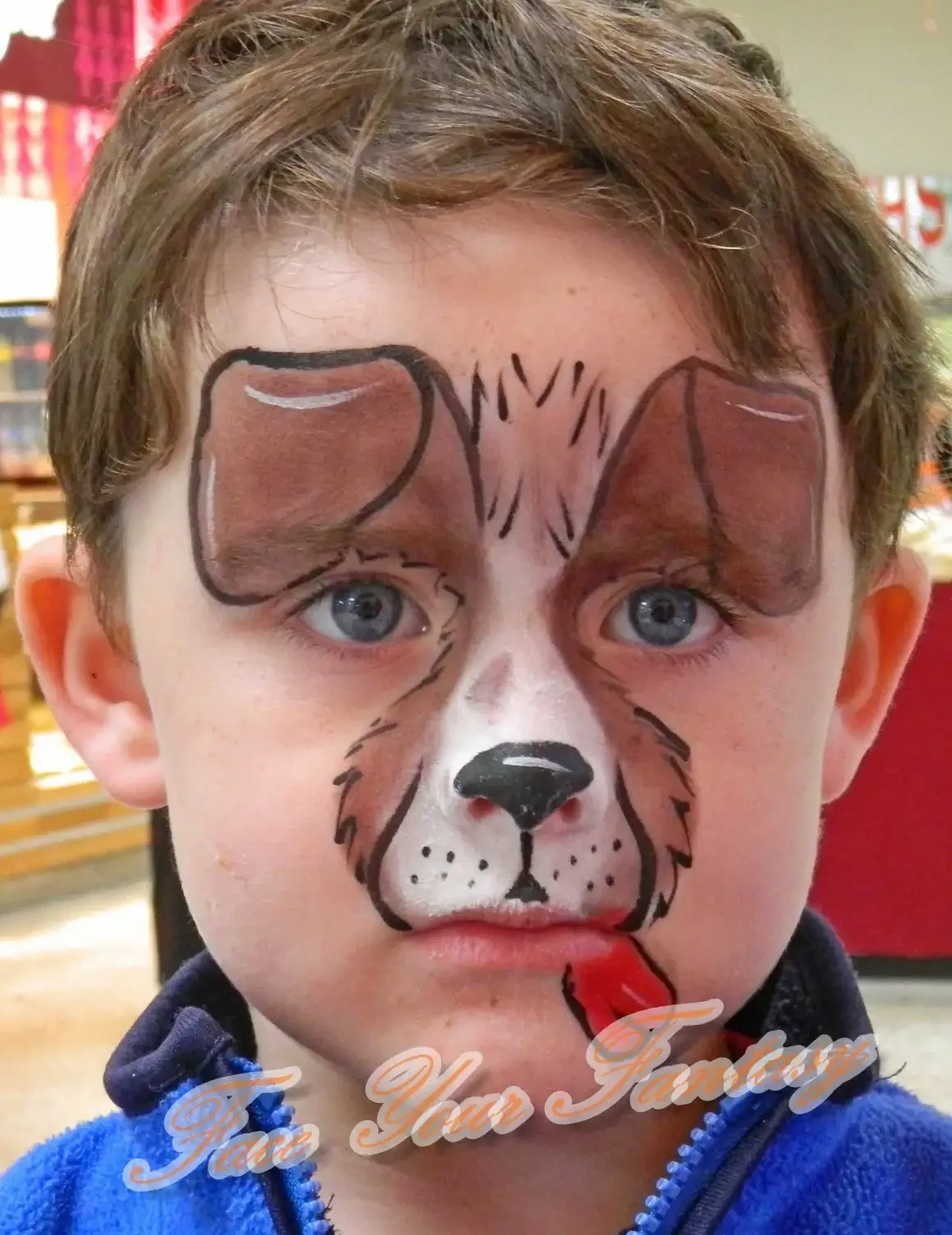 Грим собаки для детей