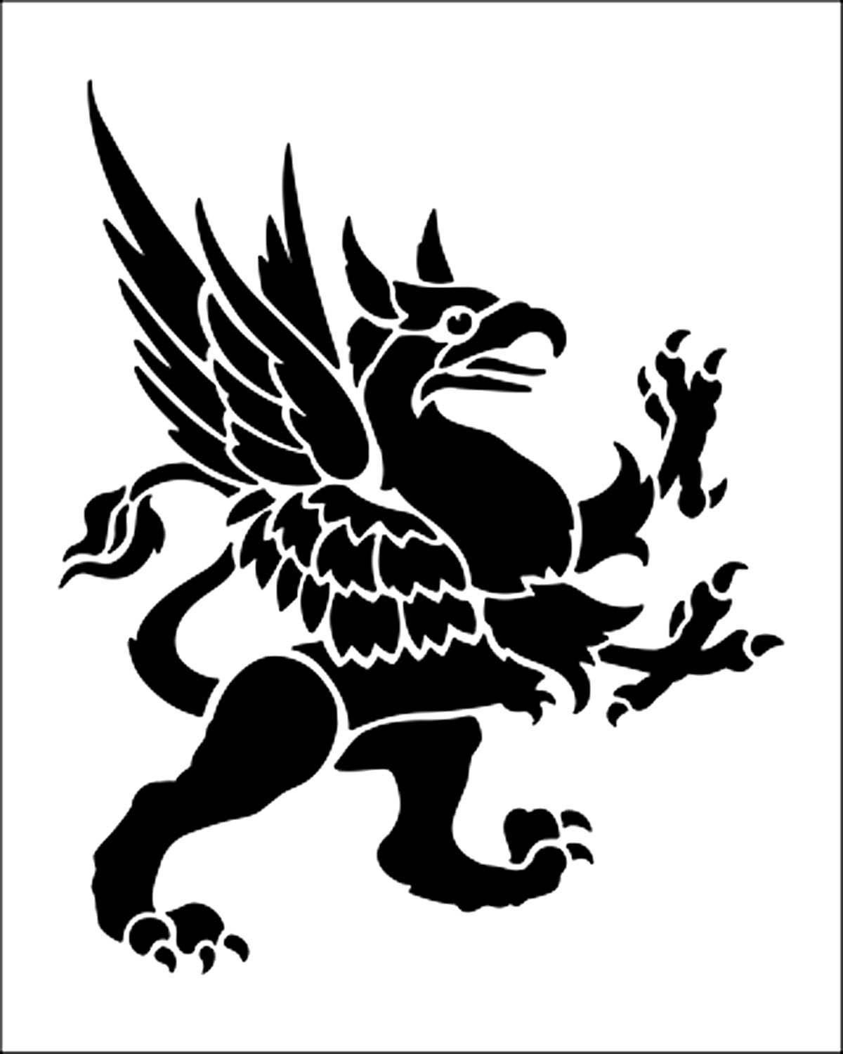 Геральдический Грифон вектор