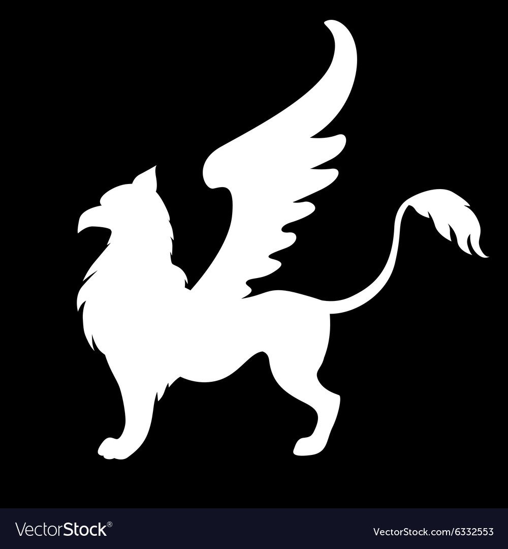 Геральдический Грифон вектор