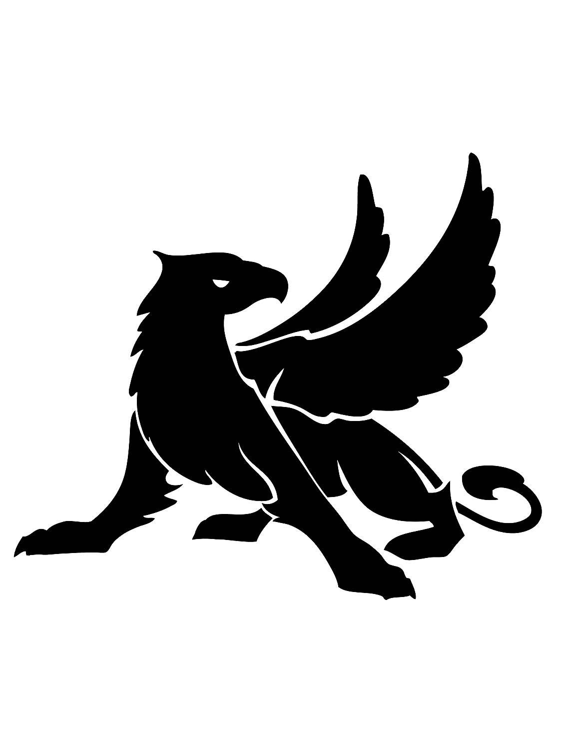 Грифон силуэт