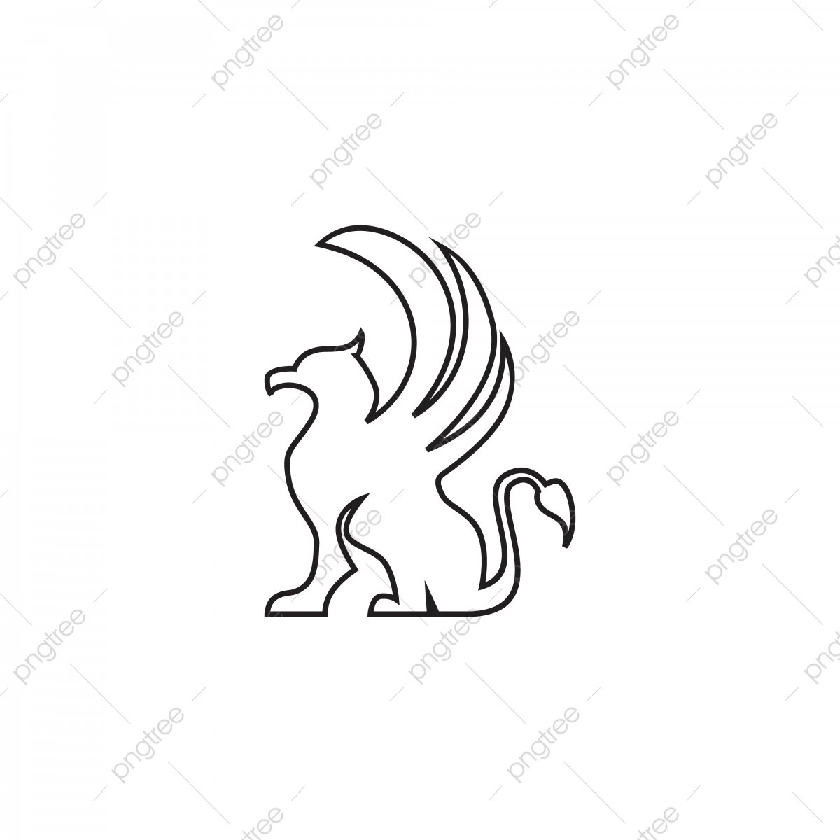 Грифон Лев с крыльями