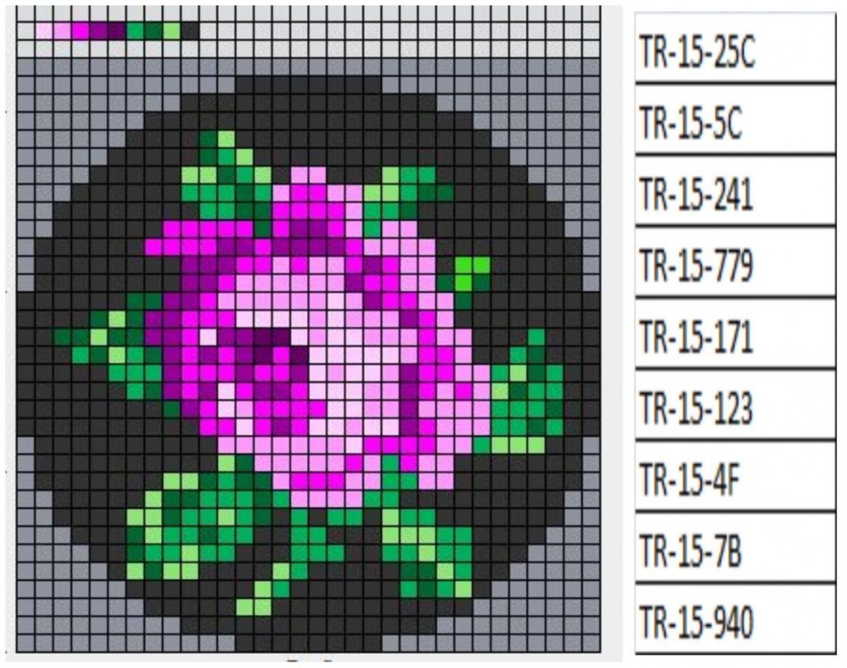Вышитые броши схемы