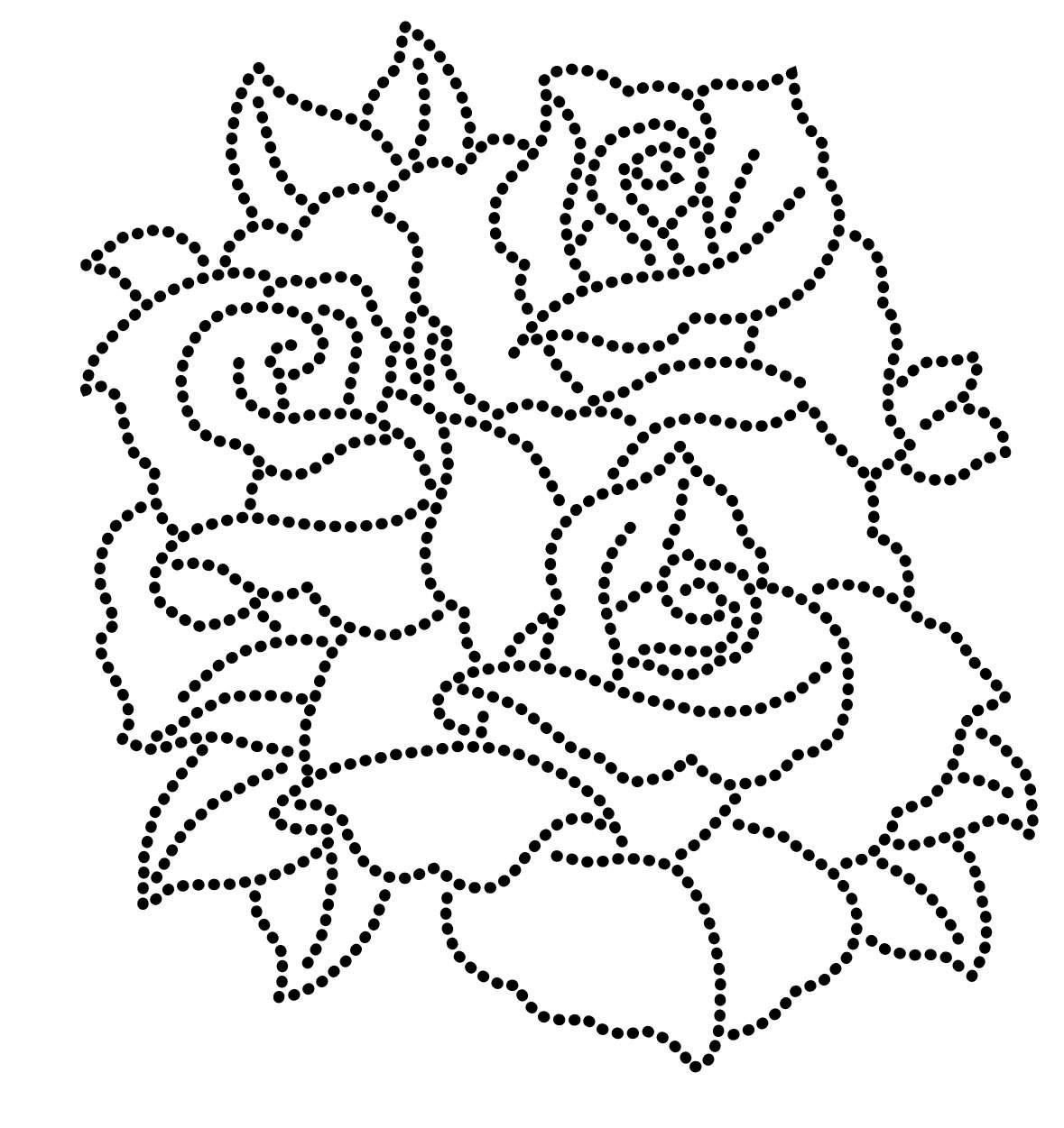 Трафарет для вышивания