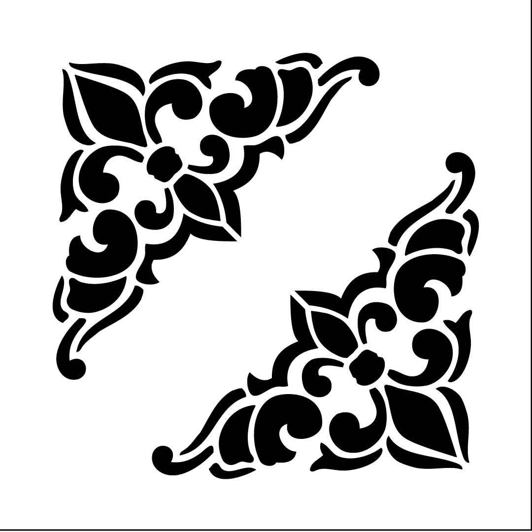 Трафарет узор