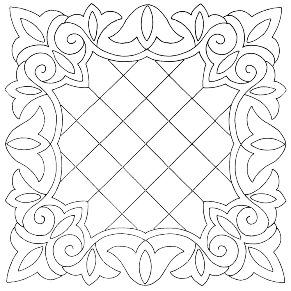 Орнаменты и узоры для стегания