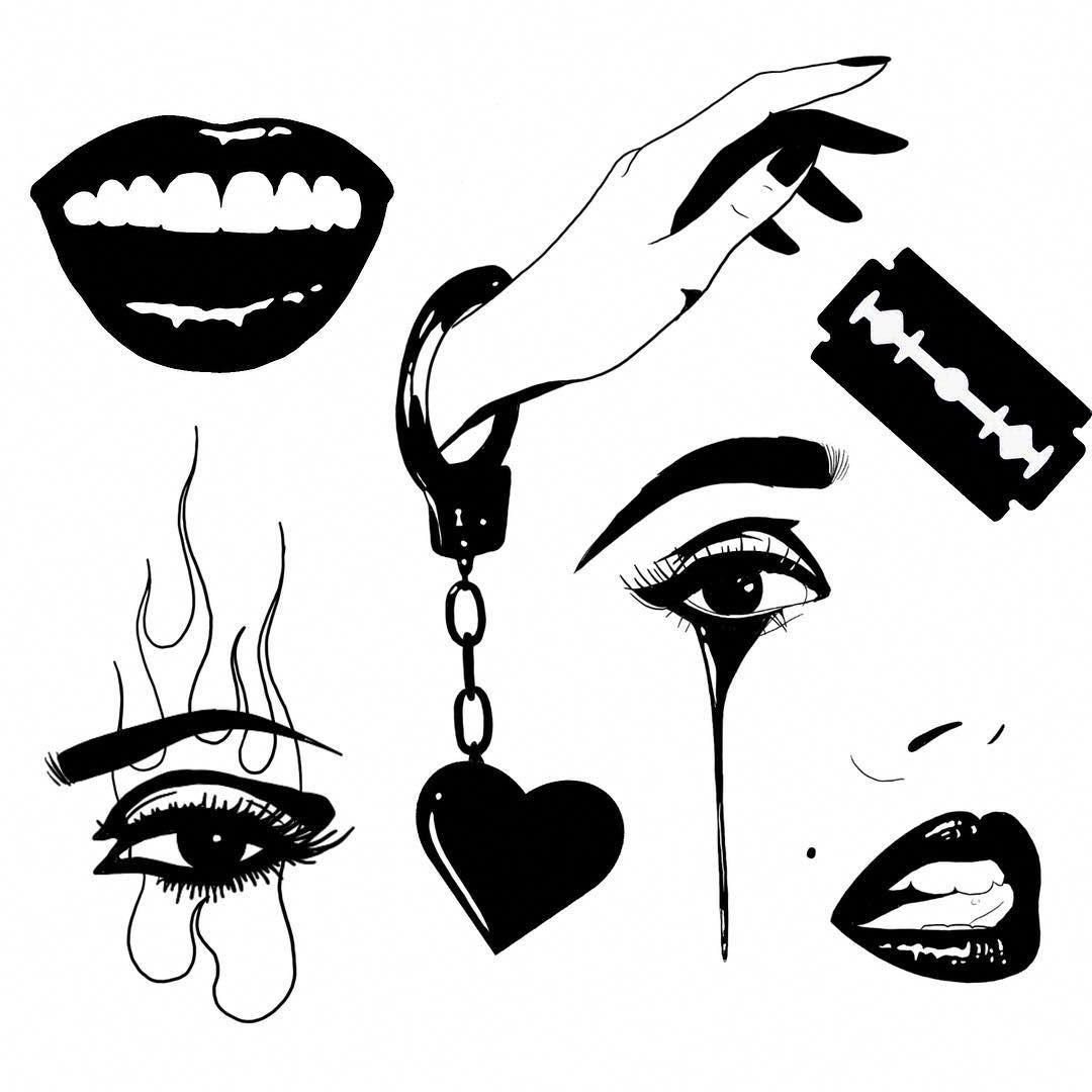 Трафарет лица куклы для вырезания