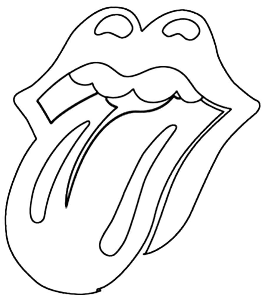 Губы раскраска