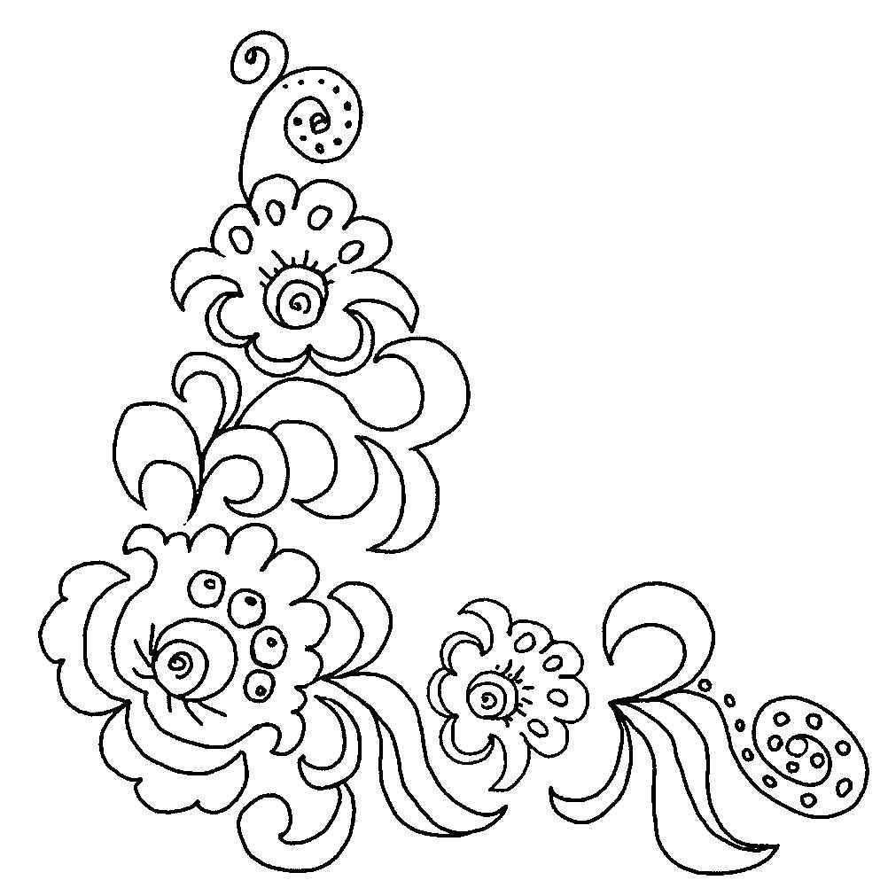 Восточные узоры и орнаменты трафареты