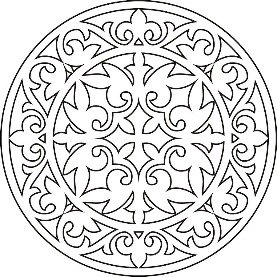 Трафарет узор