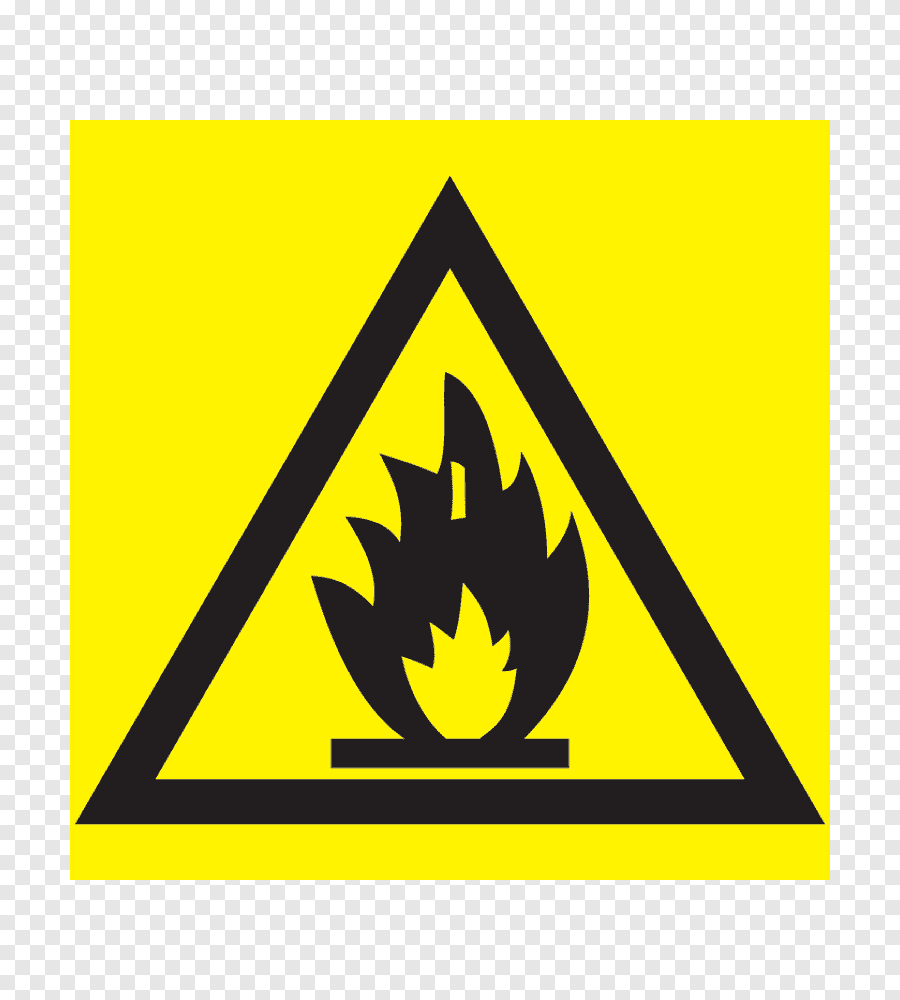 Табличка "Огнеопасно"