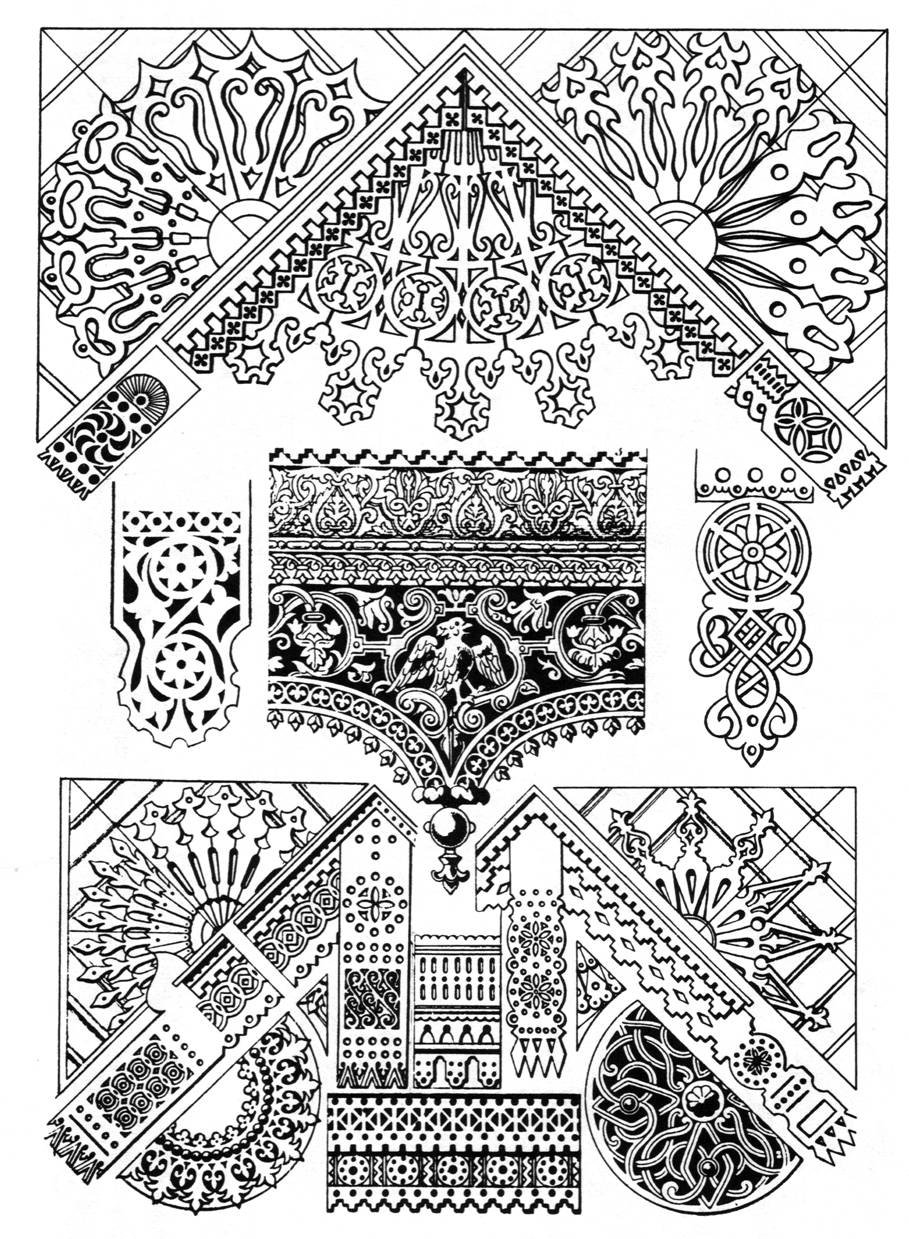 Трафарет для торта узоры