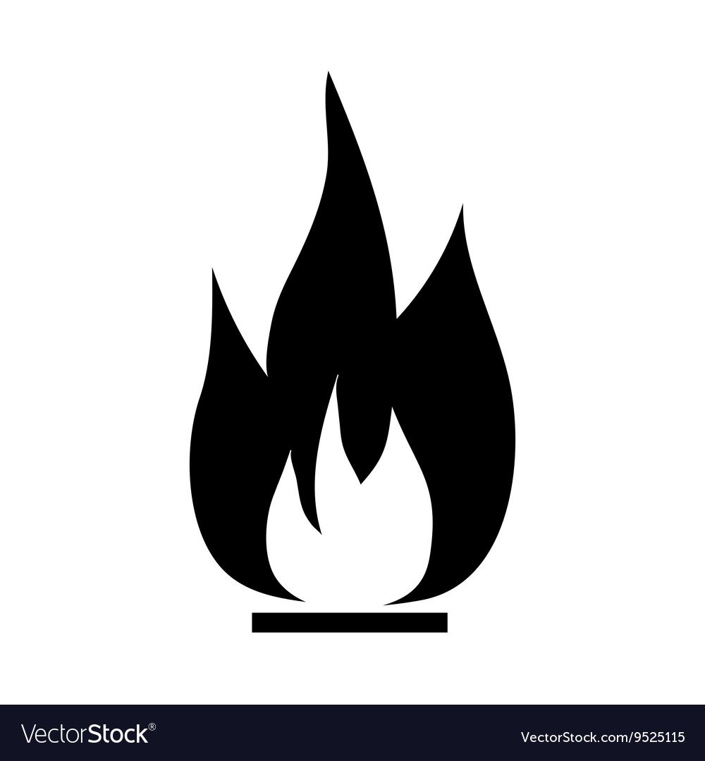 Знак огонь на упаковке