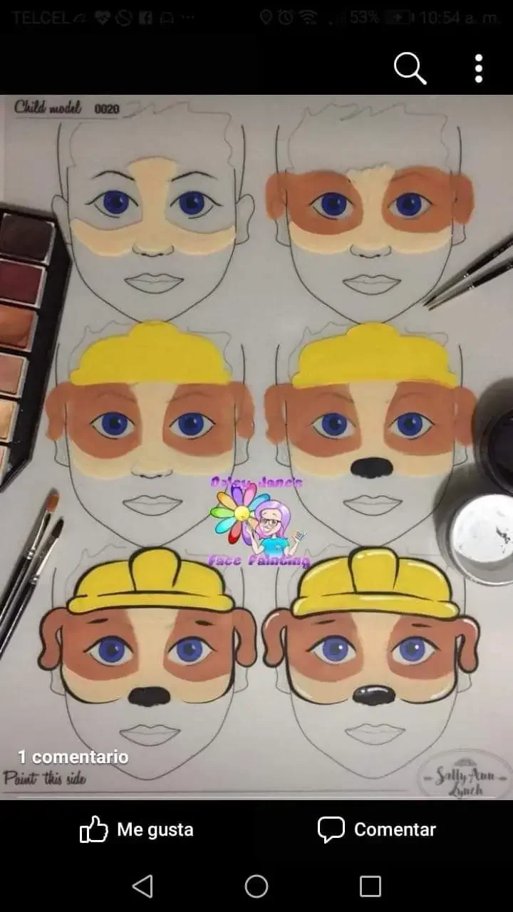 Аквагрим Крепыш Щенячий патруль