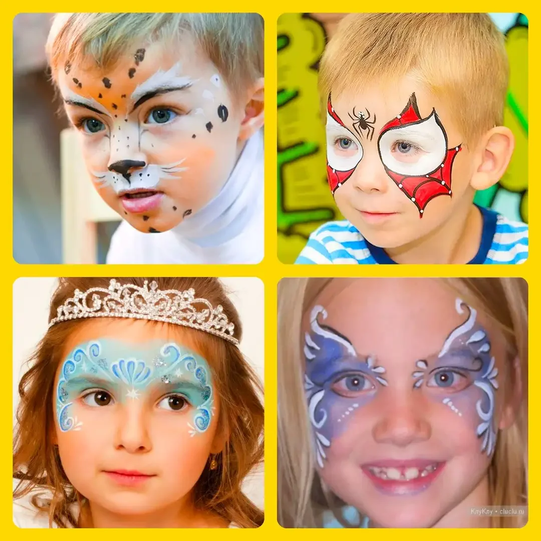 Аквагрим мультики