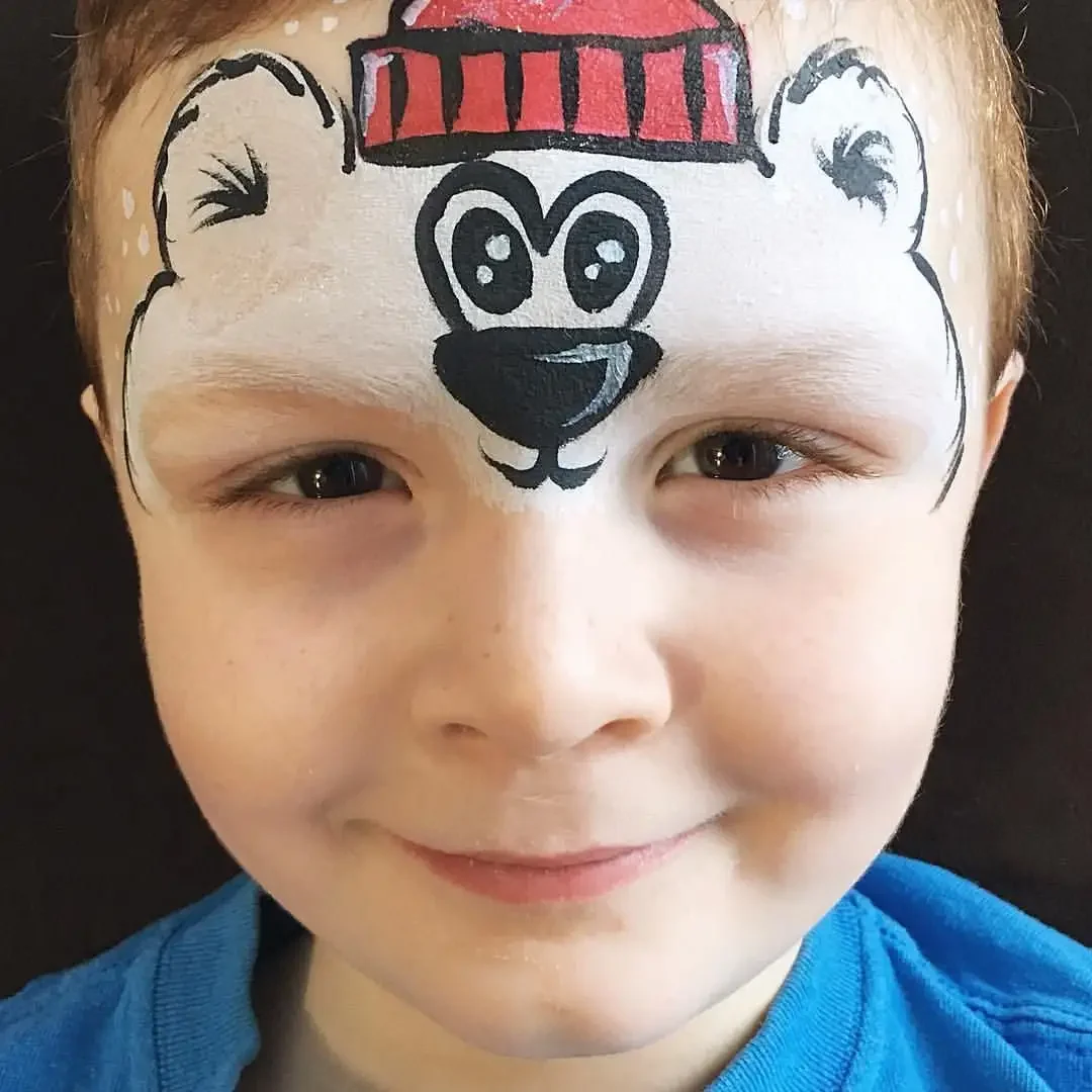 Аквагрим на новый год для мальчика