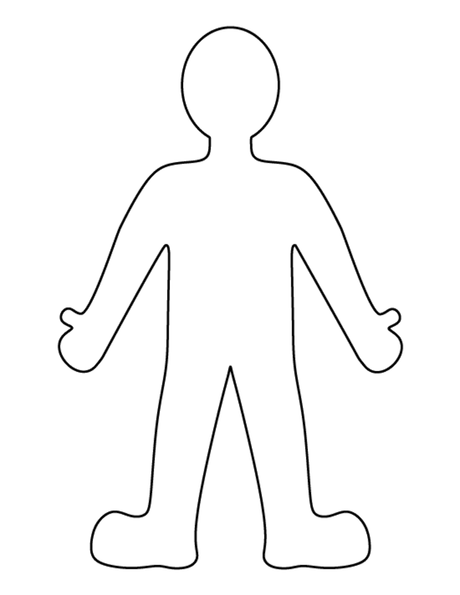 Контур человека