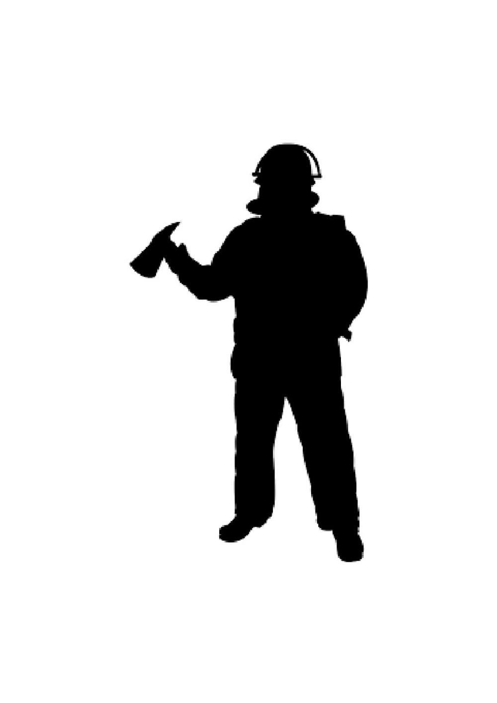 Наклейка пожарная машина