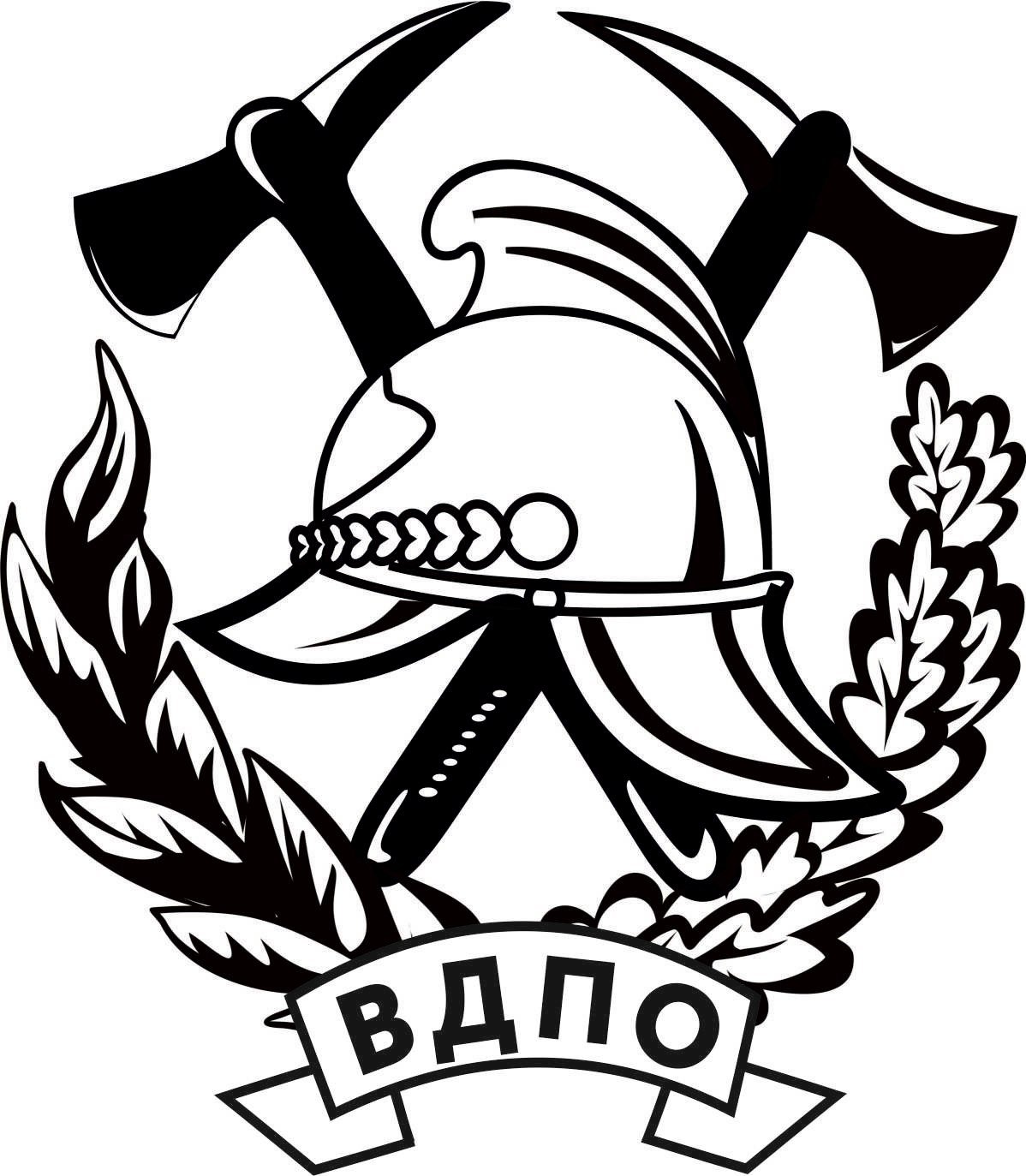 Раскраски предметы для Пожарников