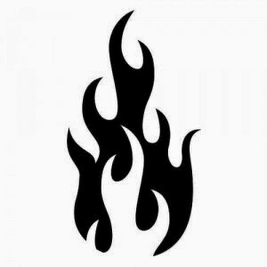 Костер черно белый