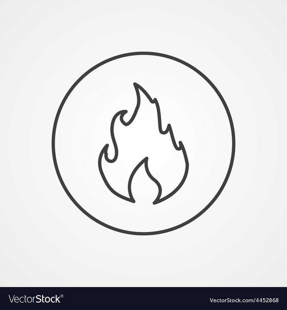 Костер раскраска для детей