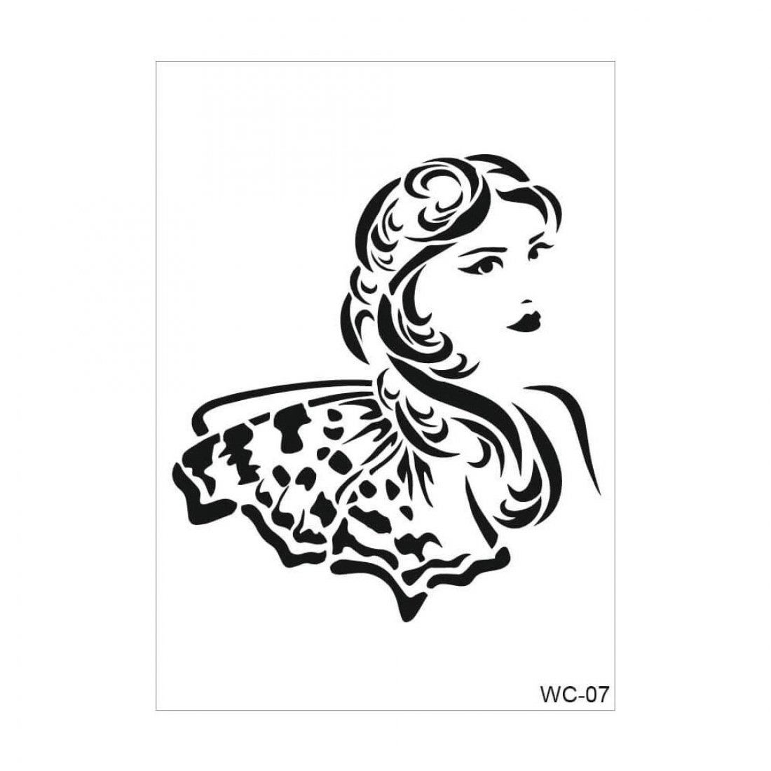 Очертания женского лица