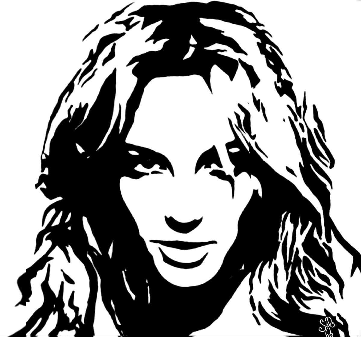 Мэрилин Монро набросок