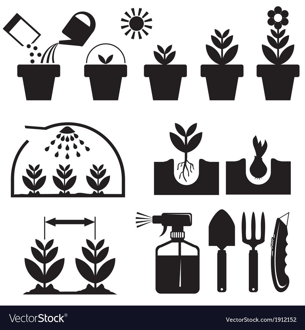 Посадка растений иконка