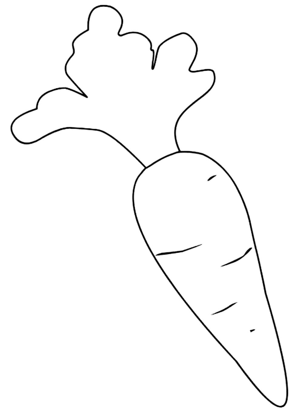 Шаблон овощей для аппликации