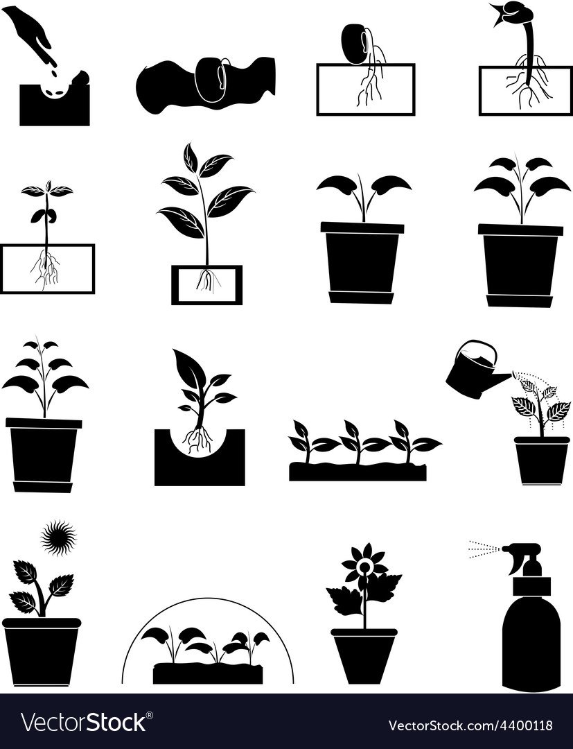 Значок посадки растений