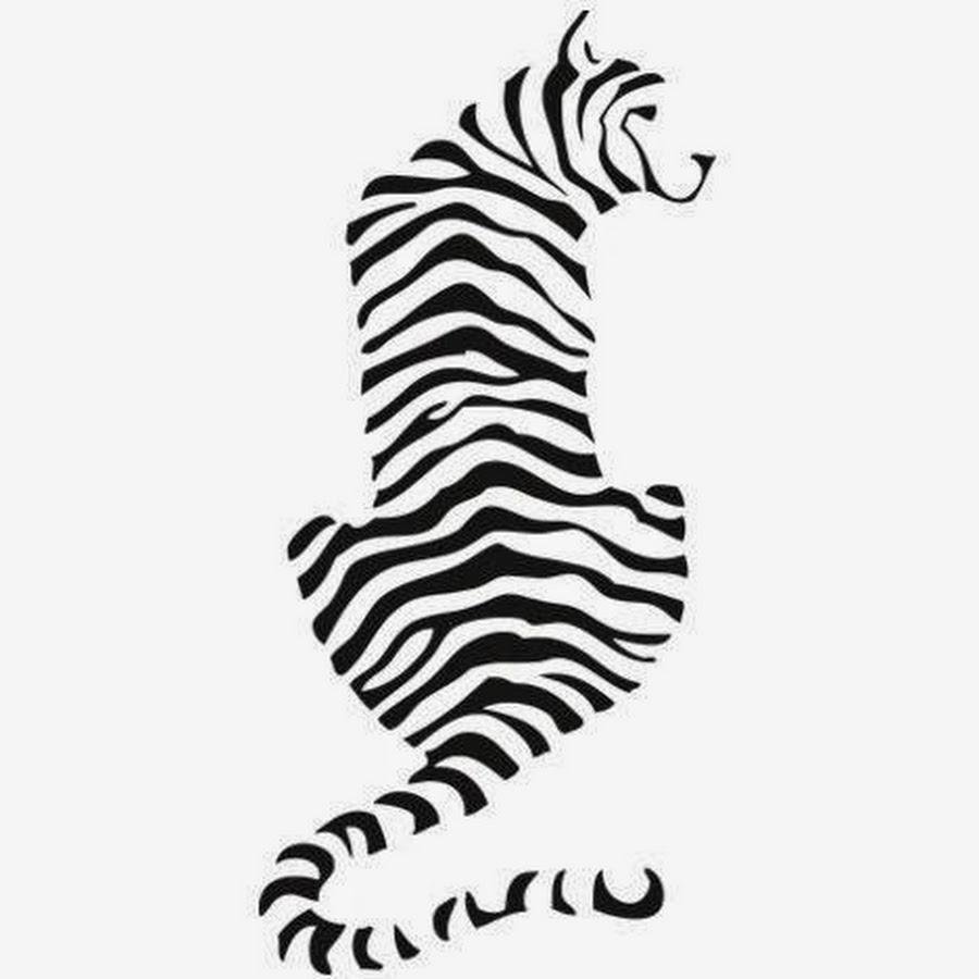 Силуэт тигра