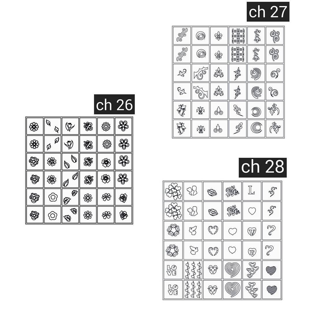Трафаретные буквы и цифры
