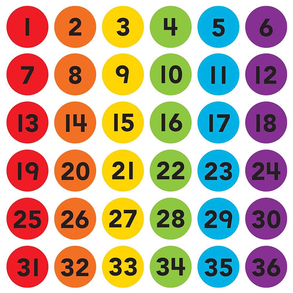 Этикетки самоклеящиеся PROMEGA Label белые диаметр 30 мм