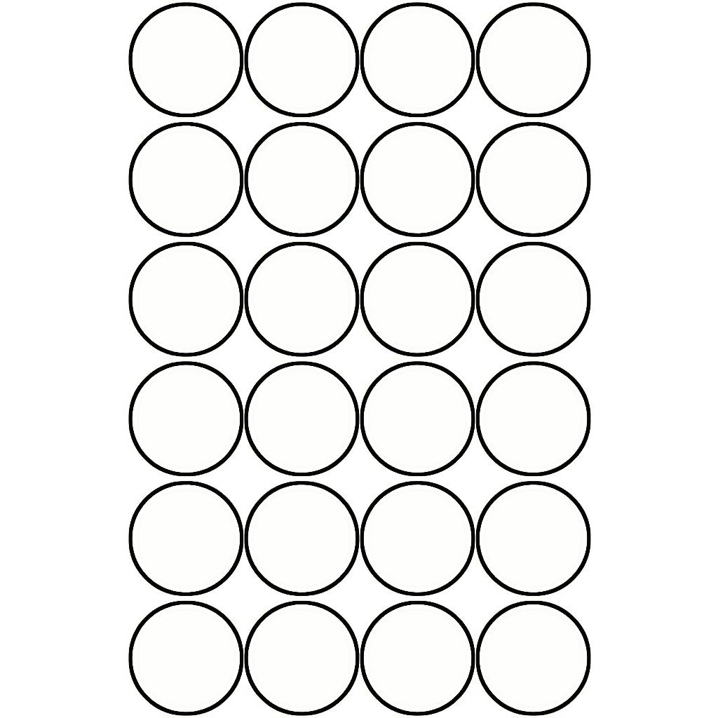 Трафарет круги