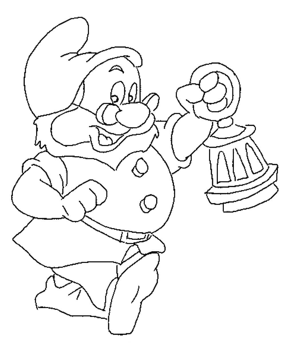 Трафарет Микки для вырезания