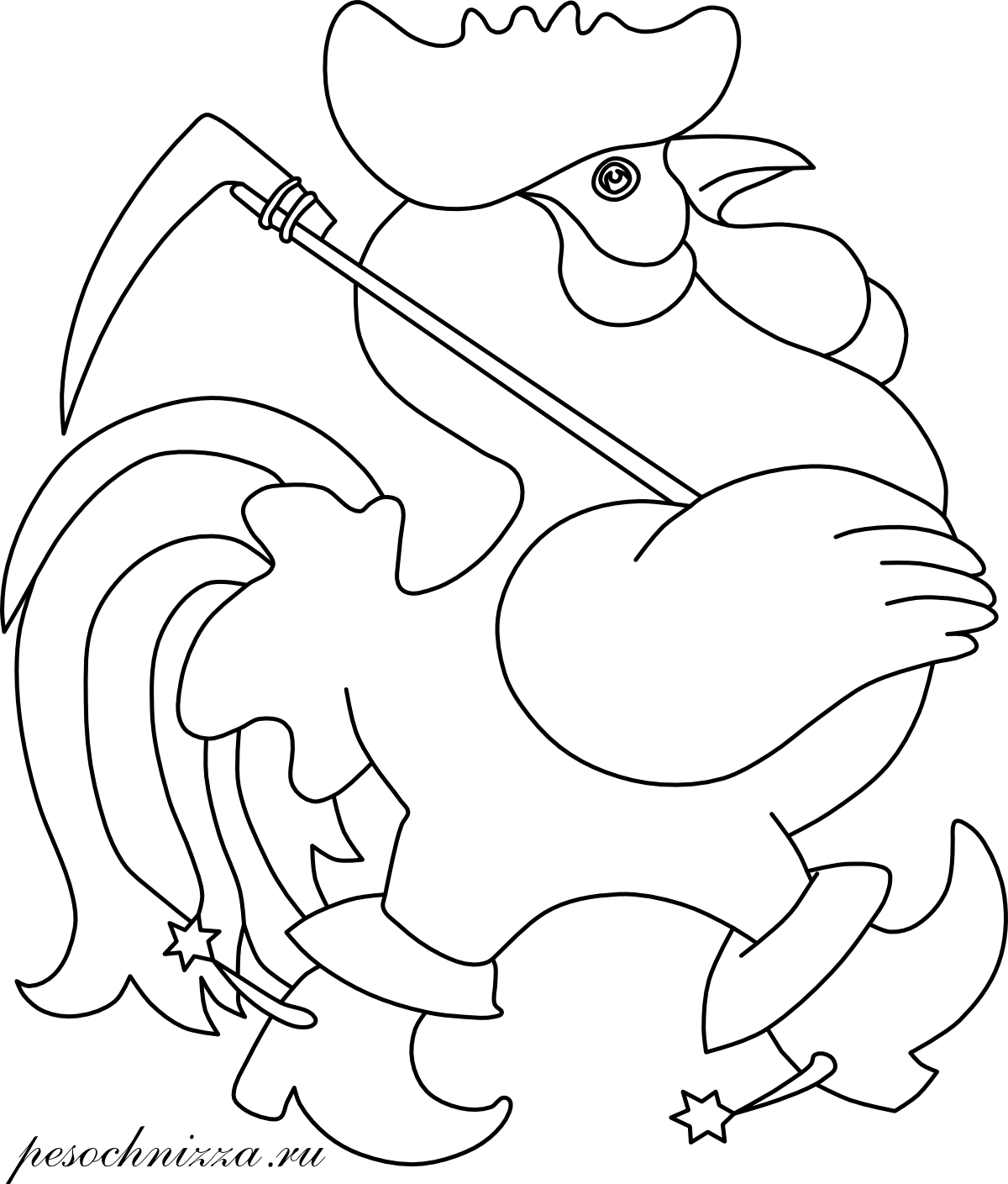 Раскраска поросенок фунти