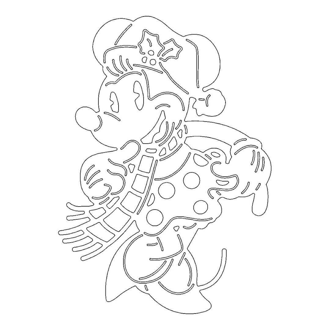 Трафарет волка для вырезания