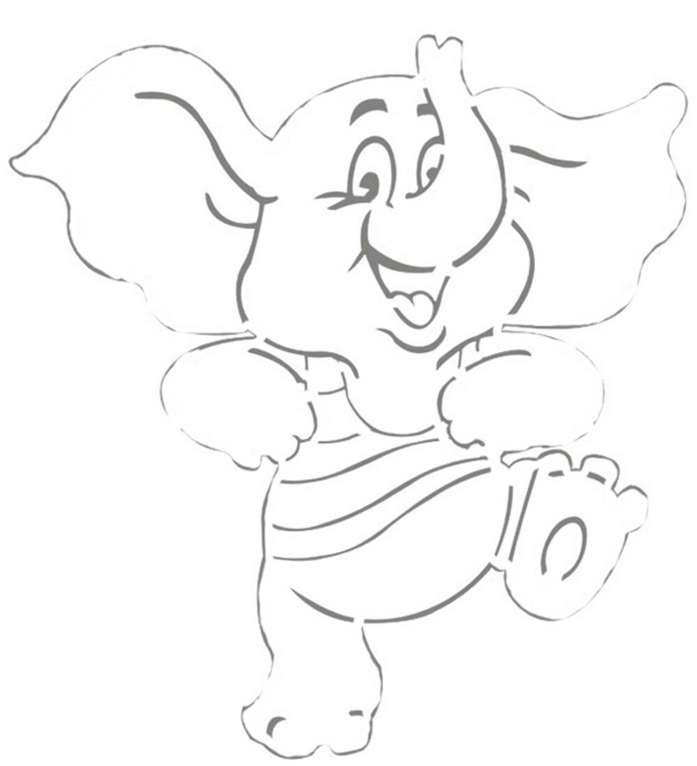 Сказочные трафареты на окна