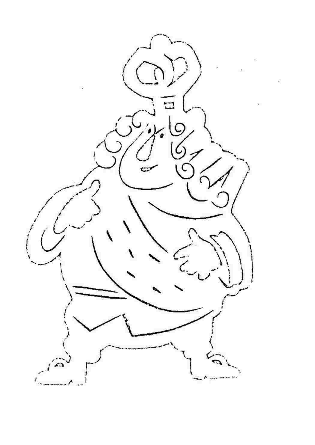 Трафареты сказочных героев для рисования