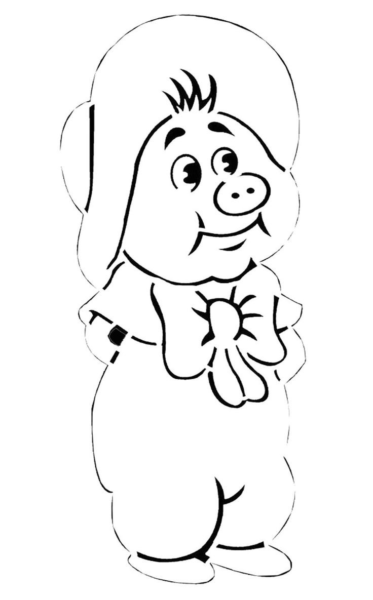 Вытынанка Буратино