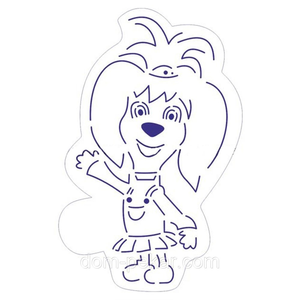 Раскраска кукла для кукольного театра