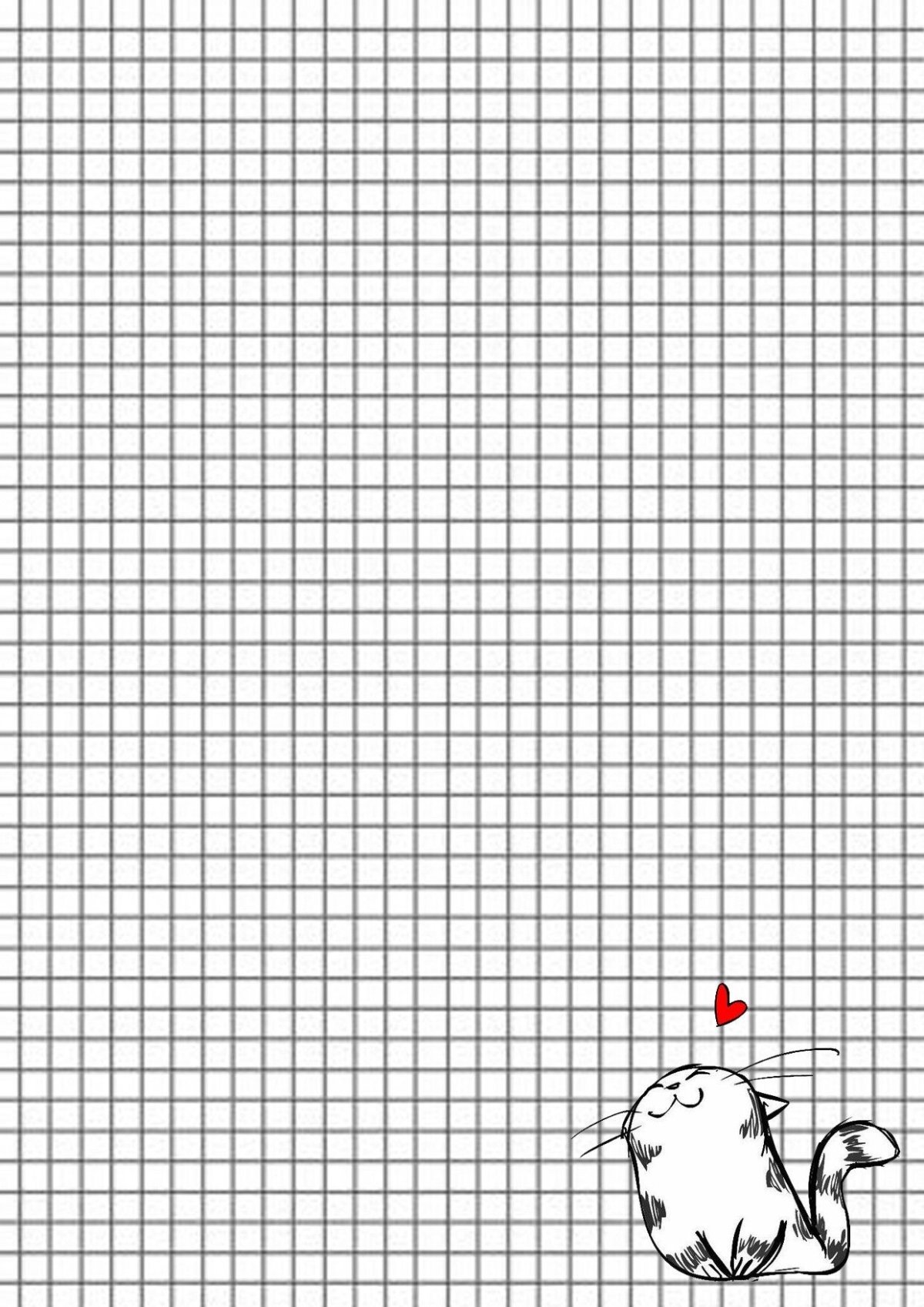 Листы для блокнота в клеточку