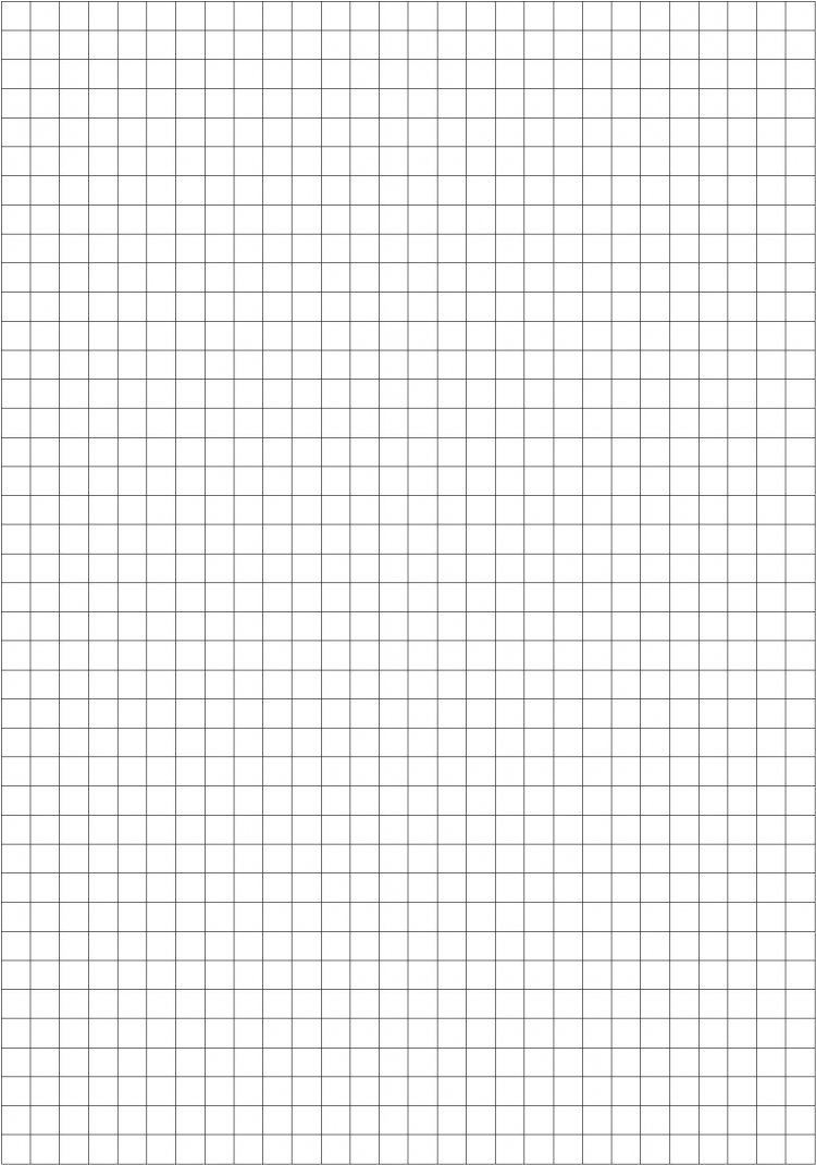 Лист расчерченный в клетку а4