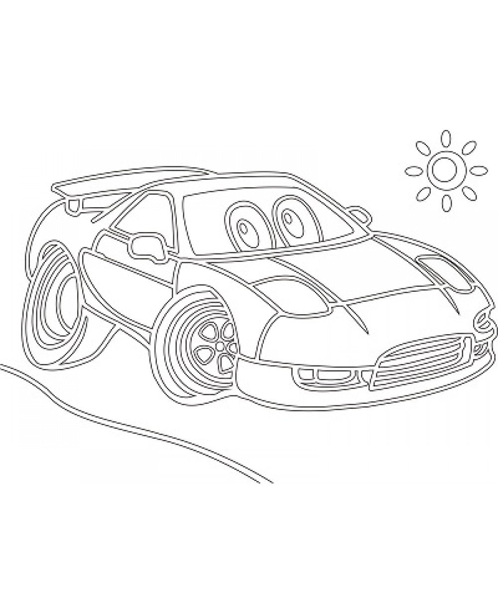 Рисунок маленькой машины