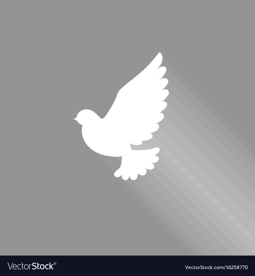 Трафарет голубя